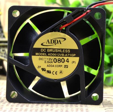 Original ADDA AD0612VB-A71GP Cooling Fan 12V 0.54A 6.48W 2wires AD0612VB-A71GP Fans